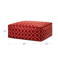 DecoScapes Casbah Large Puof (Square) 35"x35"