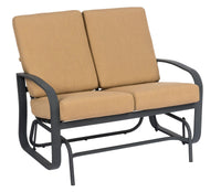 Woodard Cayman Isle Cushion Love Seat Glider