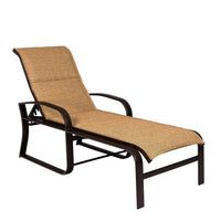 Woodard Cayman Isle Padded Sling Adjustable Chaise Lounge