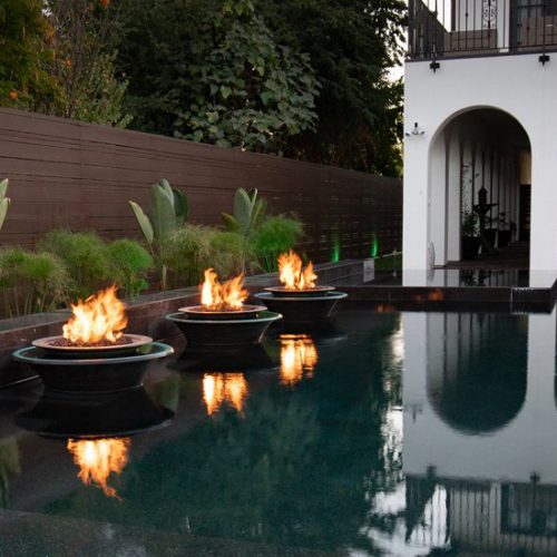 The Outdoor Plus Cazo Copper 360° Water & Fire Bowl