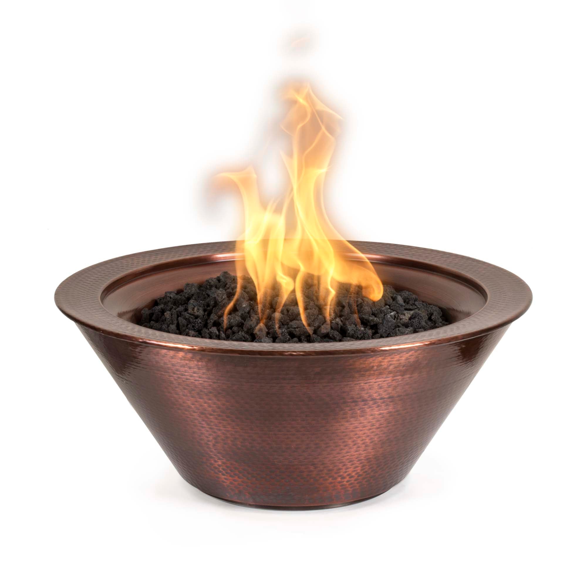 The Outdoor Plus 24" Cazo Hammered Copper Fire Bowl