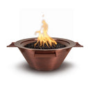 The Outdoor Plus Cazo Hammered Copper 4-Way Water & Fire Bowl