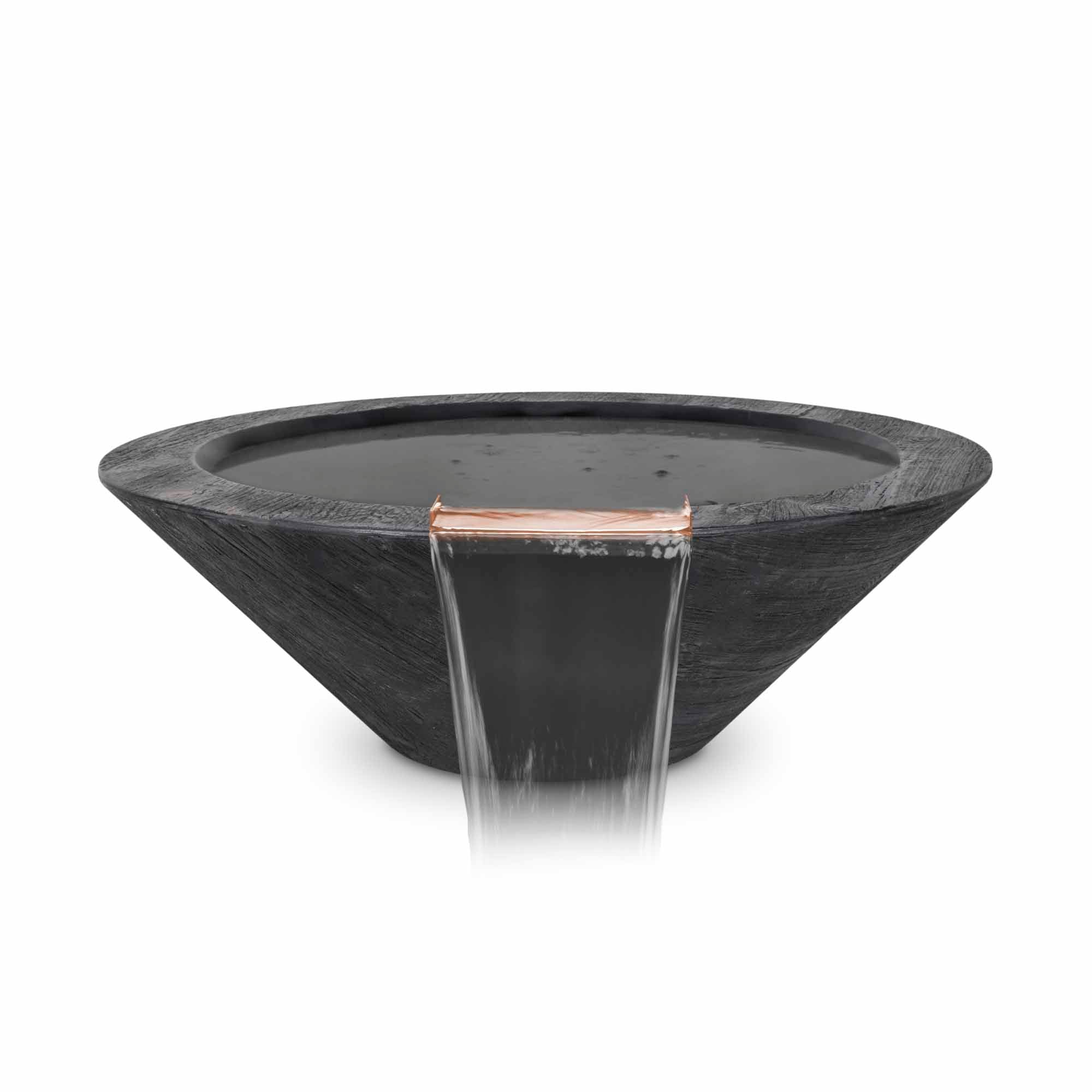 The Outdoor Plus Cazo Wood Grain Water Bowl