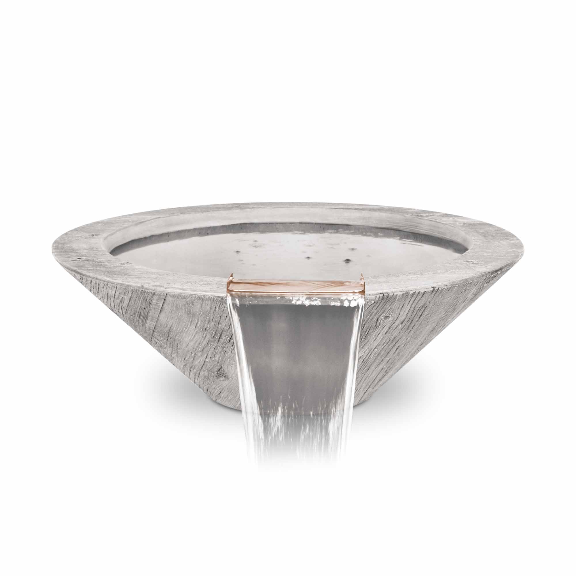 The Outdoor Plus Cazo Wood Grain Water Bowl