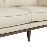 Sunpan Mackenzie Sofa - Astoria Cream Leather