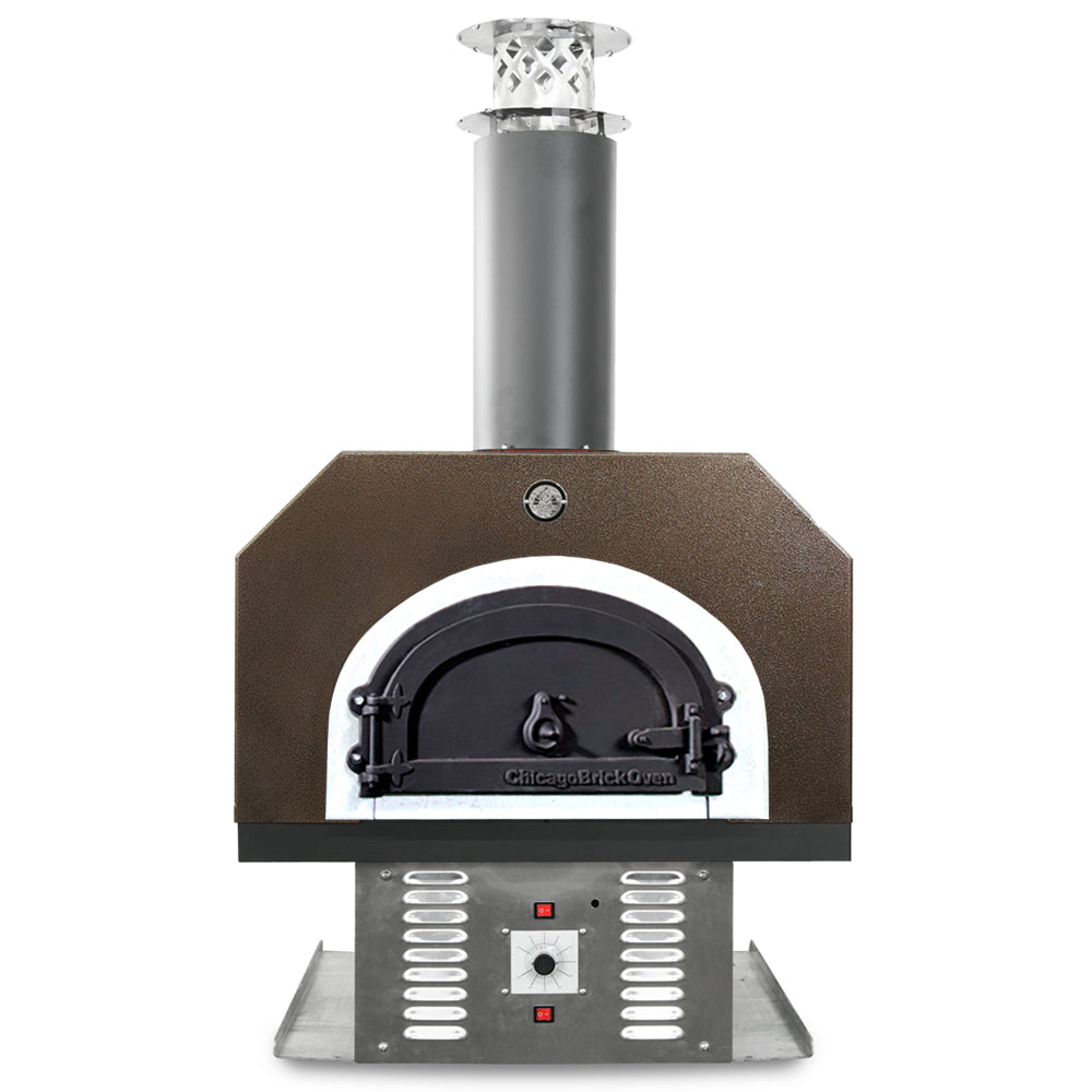Chicago Brick CBO-750 Hybrid Commercial/Residential Countertop: (Pre-Assembled) with Metal Insulating Hood and Gas Package for Commercial Applications