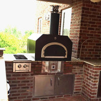 Chicago Brick CBO-750 Hybrid Commercial/Residential Countertop: (Pre-Assembled) with Metal Insulating Hood and Gas Package for Commercial Applications