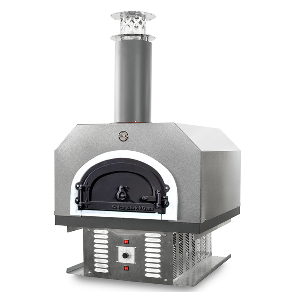 Chicago Brick CBO-750 Hybrid Commercial/Residential Countertop: (Pre-Assembled) with Metal Insulating Hood and Gas Package for Commercial Applications