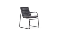 Azzurro Living Cebu Stackable Dining Chair With Graphite Cushion (Qty 4)