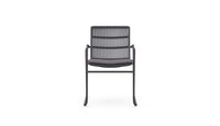 Azzurro Living Cebu Stackable Dining Chair With Graphite Cushion (Qty 4)