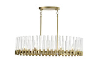 ZEEV Lighting Julian Collection Chandelier, Chandelier, Brass, Indoor