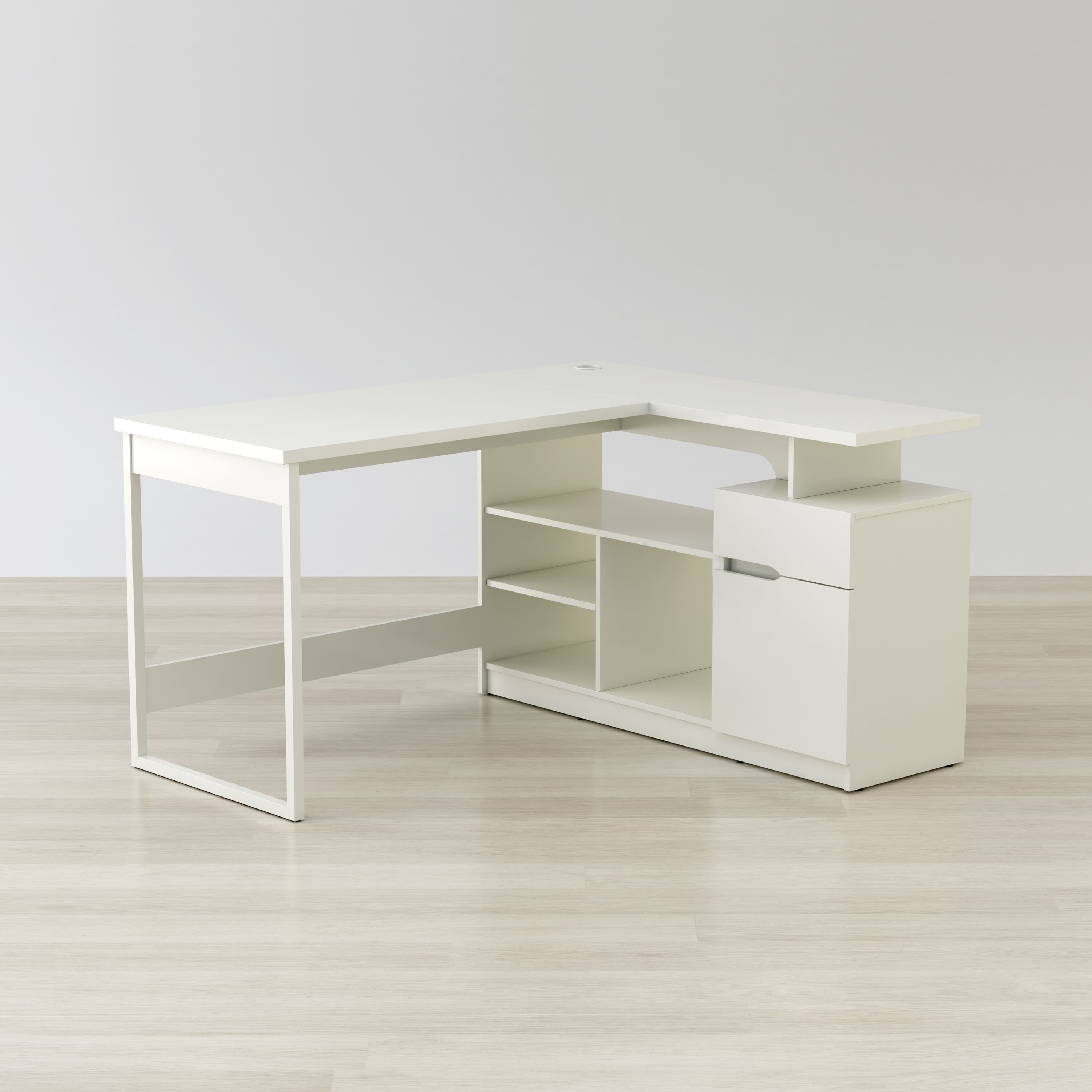 Anderson Teak Lexi 55" L-Shaped Corner Desk