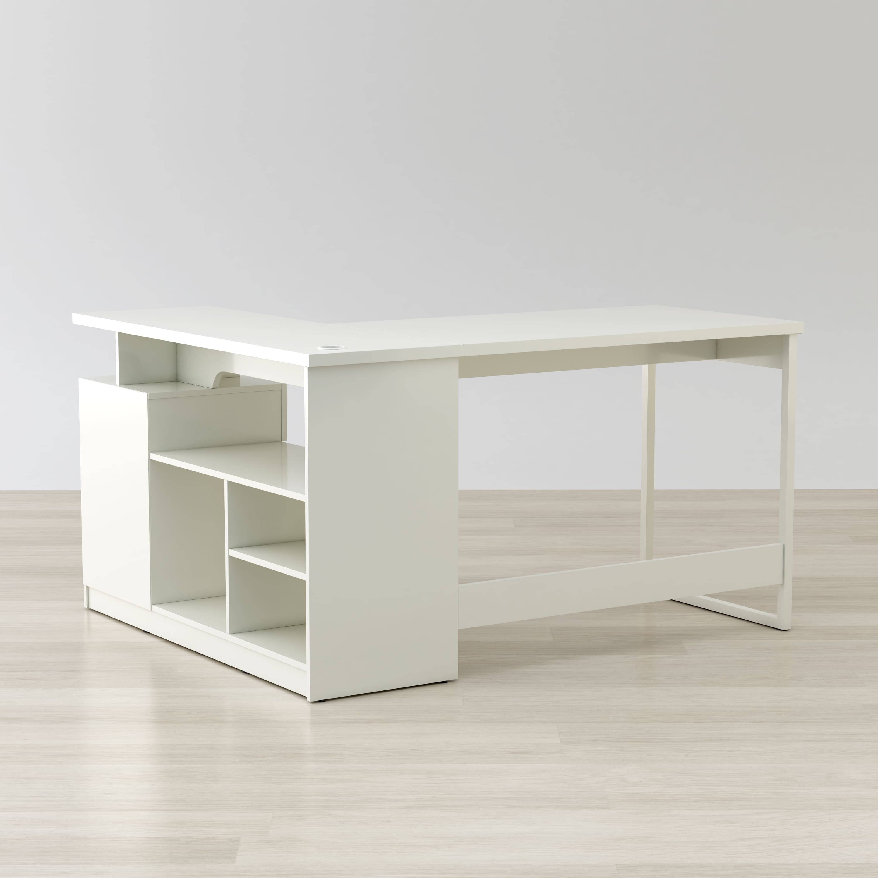 Anderson Teak Lexi 55" L-Shaped Corner Desk