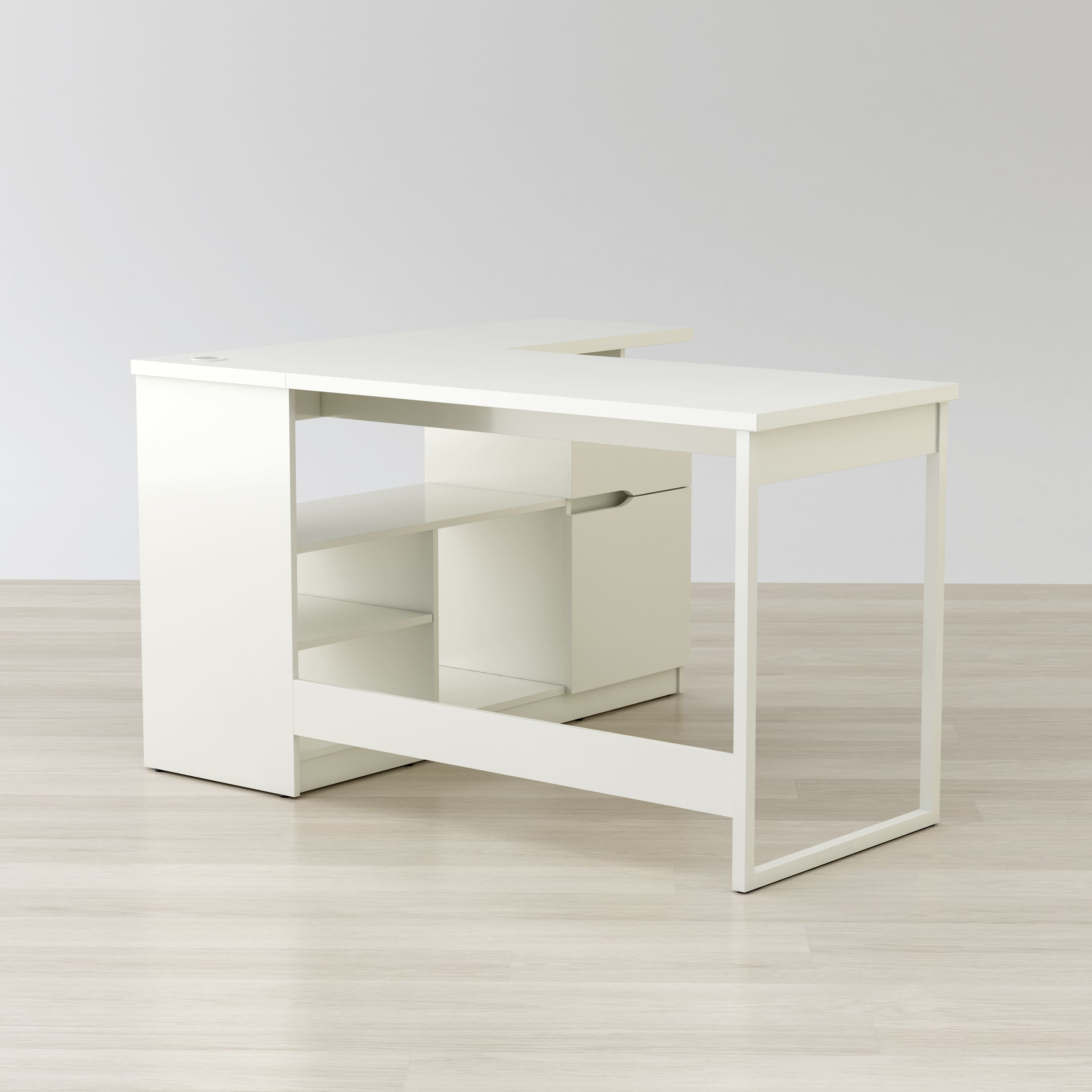 Anderson Teak Lexi 55" L-Shaped Corner Desk