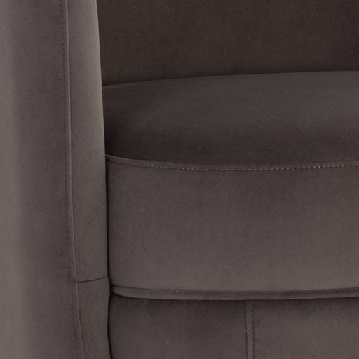 Sunpan Gilley Swivel Lounge Chair - Bergen Navy / Meg Ash