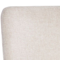 Sunpan Marie Dining Chair Belfast Heather Grey-Bravo Metal / Belfast Oatmeal-Bravo Cognac - Set of Two
