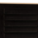 Sunpan Mabel Bed Queen in Abbington Charred Brown