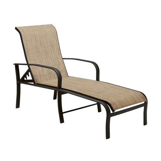 Woodard Fremont Sling Adjustable Chaise Lounge
