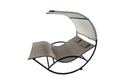 Vivere Double Chaise Rocker - Aluminum