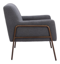 Zuo Modern Charleston Accent Chair in Cream/Gray
