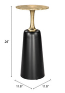 Zuo Modern Chenai Drink Table Black
