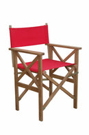 Anderson Teak Director Folding Armchair with Canvas - Sold as Pair