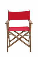 Anderson Teak Director Folding Armchair with Canvas - Sold as Pair