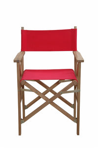 Anderson Teak Director Folding Armchair with Canvas - Sold as Pair
