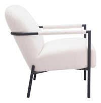 Zuo Modern Chicago Accent Chair Ivory