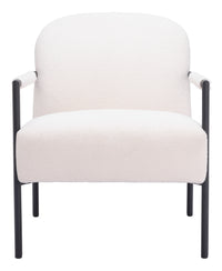 Zuo Modern Chicago Accent Chair Ivory