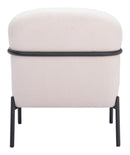 Zuo Modern Chicago Accent Chair Ivory