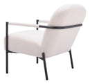 Zuo Modern Chicago Accent Chair Ivory