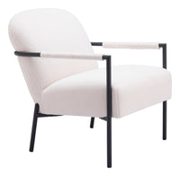Zuo Modern Chicago Accent Chair Ivory