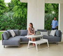 Cane-Line Chill-Out Coffee Table -Single with Dual Heights