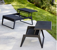 Cane-Line Chill-Out Coffee Table -Single with Dual Heights