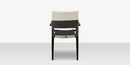 DecoScapes Chloe 23" Wicker Arm Dining Side Chair
