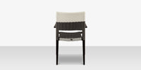 DecoScapes Chloe 23" Wicker Arm Dining Side Chair