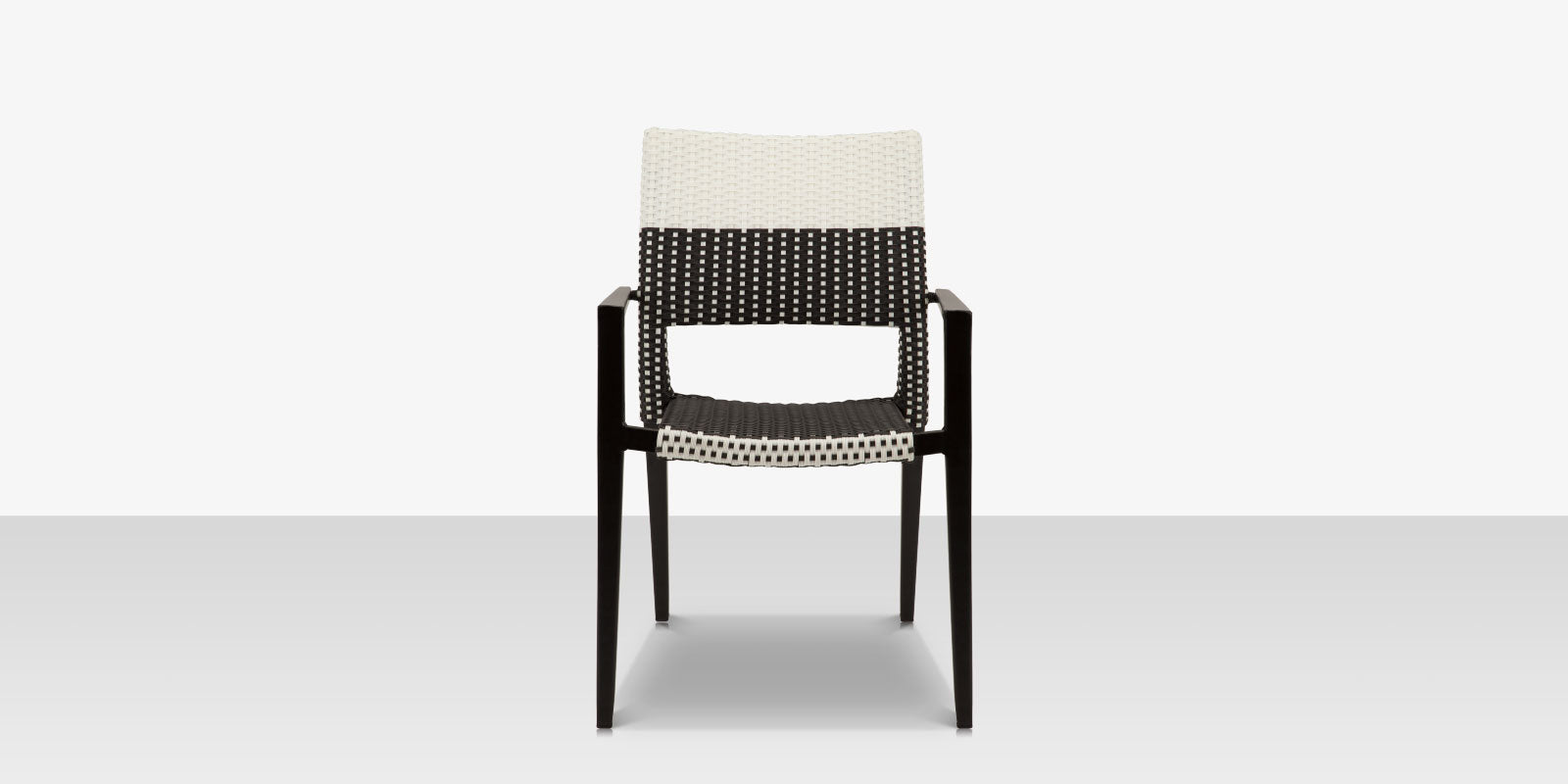DecoScapes Chloe 23" Wicker Arm Dining Side Chair
