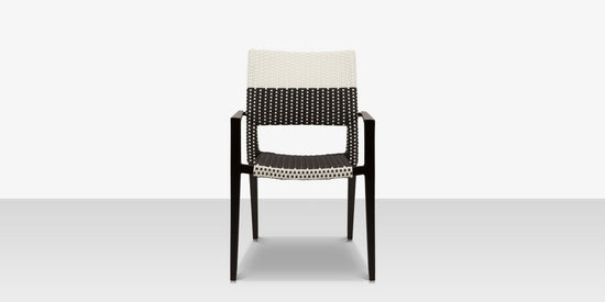 DecoScapes Chloe 23" Wicker Arm Dining Side Chair