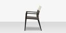 DecoScapes Chloe 23" Wicker Arm Dining Side Chair