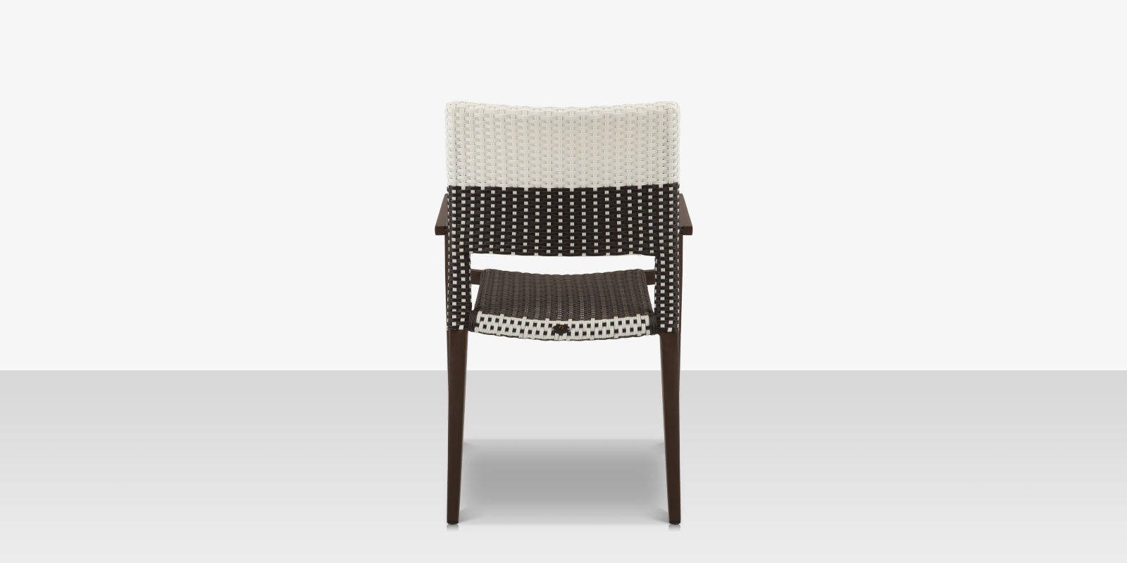 DecoScapes Chloe 23" Wicker Arm Dining Side Chair