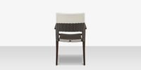 DecoScapes Chloe 23" Wicker Arm Dining Side Chair