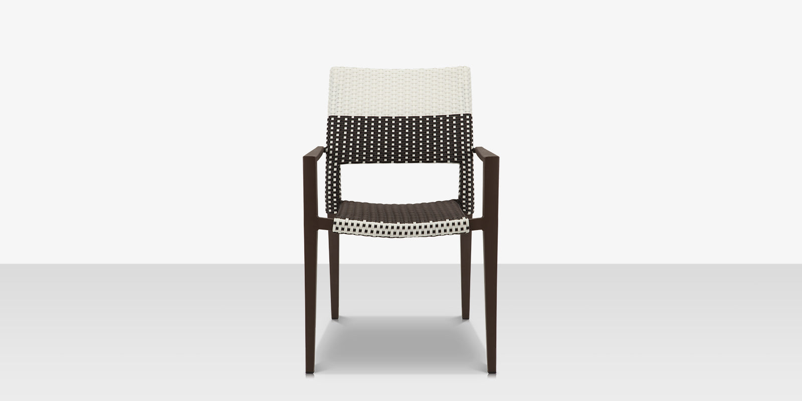 DecoScapes Chloe 23" Wicker Arm Dining Side Chair
