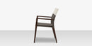 DecoScapes Chloe 23" Wicker Arm Dining Side Chair