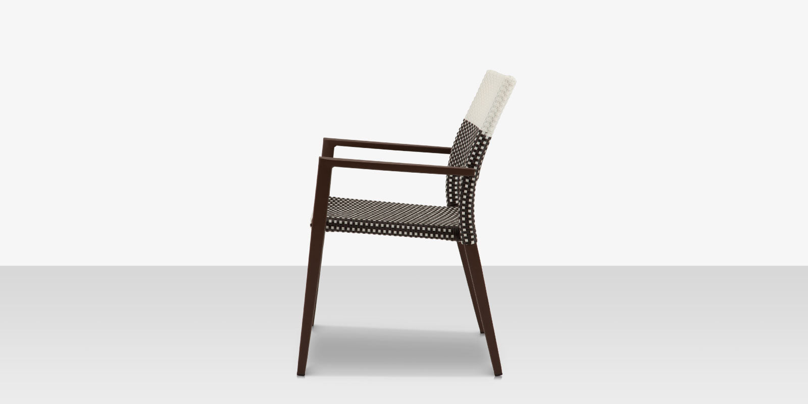 DecoScapes Chloe 23" Wicker Arm Dining Side Chair