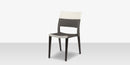 DecoScapes Chloe 20" Wicker Armless Dining Side Chair