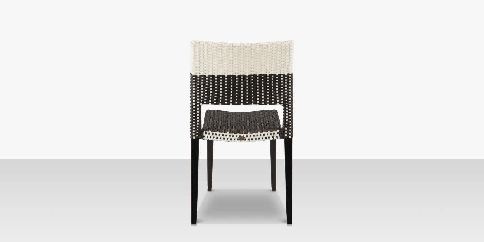 DecoScapes Chloe 20" Wicker Armless Dining Side Chair
