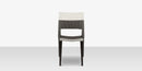 DecoScapes Chloe 20" Wicker Armless Dining Side Chair