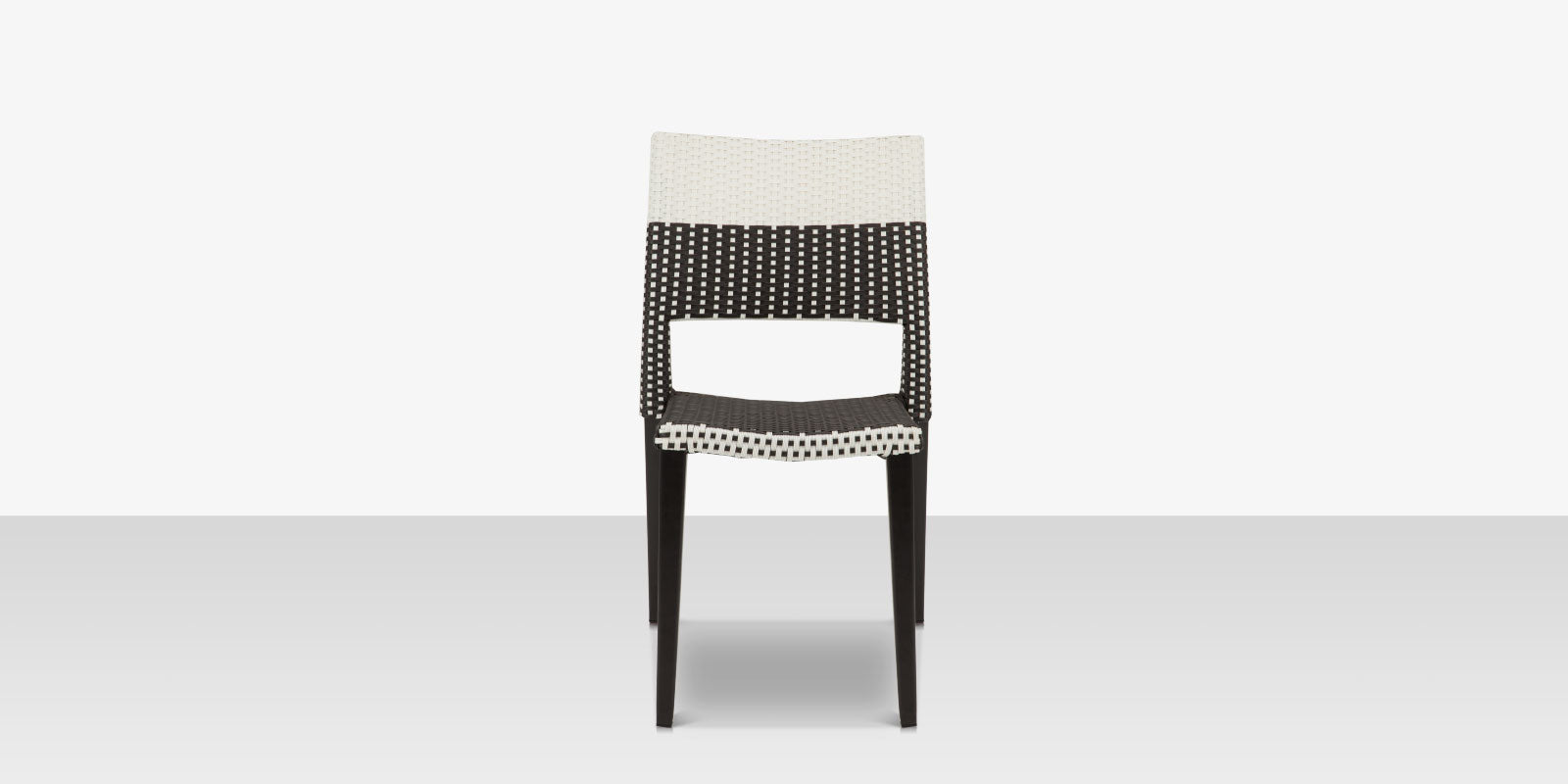 DecoScapes Chloe 20" Wicker Armless Dining Side Chair