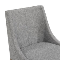 Sunpan Dionne Dining Chair in Monument Oatmeal / Monument Pebble